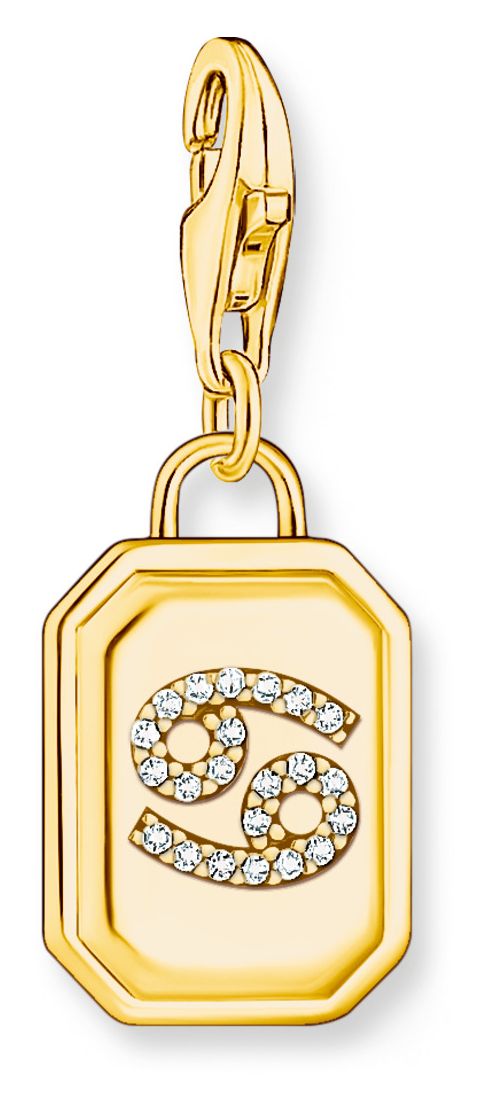 Thomas Sabo 2158-414-39 Gold-Plated Charm Pendant Zodiac Jewellery