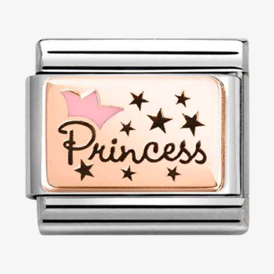 Nomination Classic Crown Rose Gold & Steel Charm 430204/02
