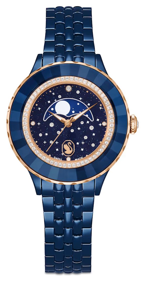 Swarovski 5743701 Octea moon watch, Swiss Made, Metal