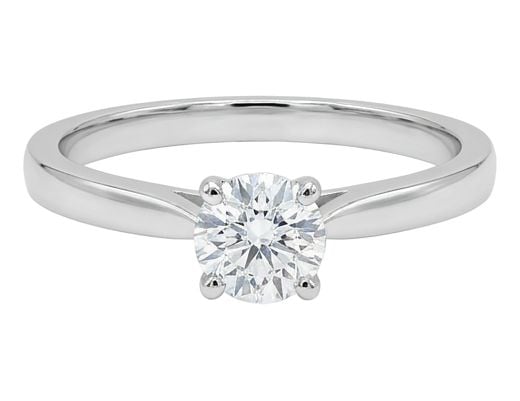 James Moore & Co MPSS-0709 Lab-Grown Platinum Round Jewellery