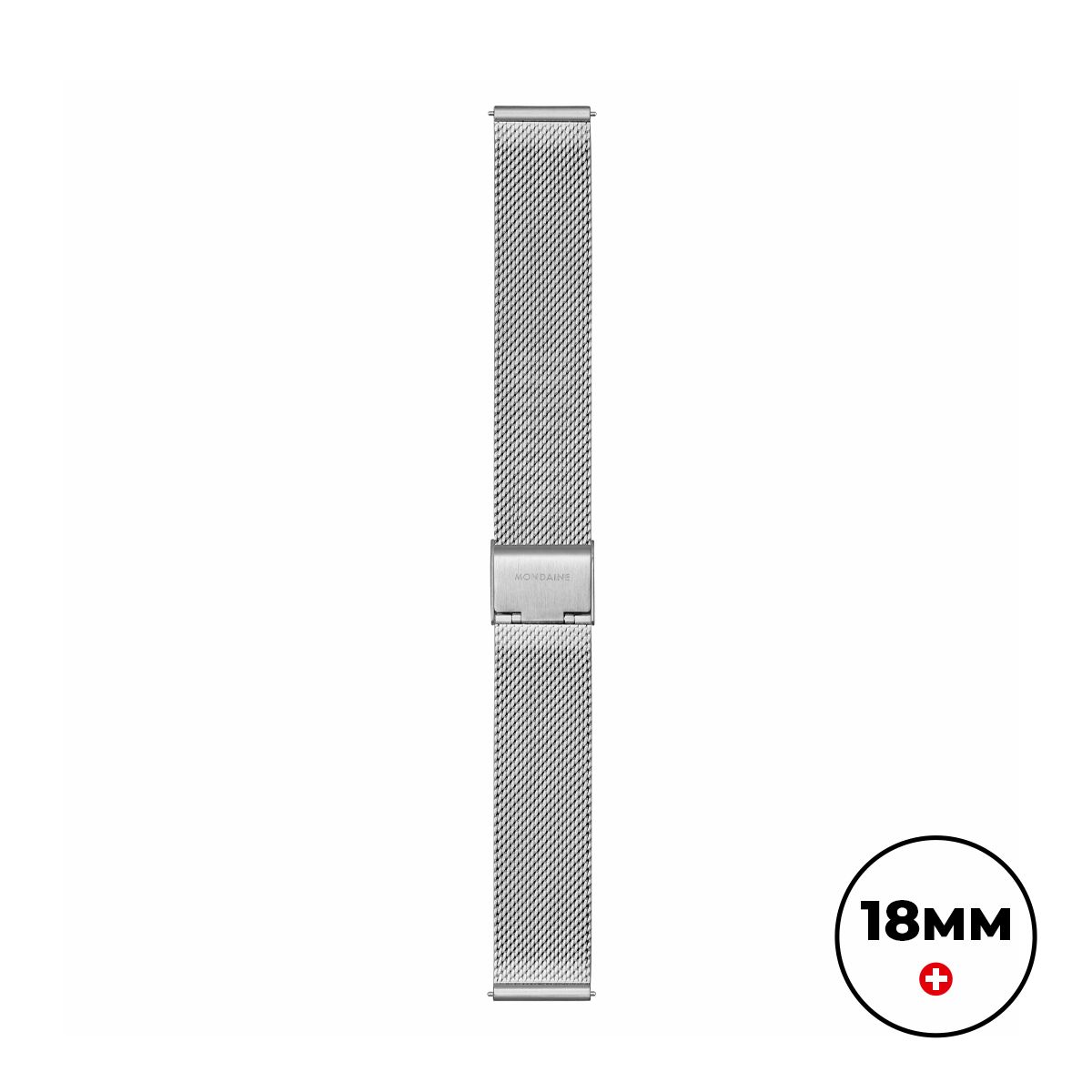 Mondaine FM8918STEM4 Stainless Steel Mesh Bracelet – Silver Watch