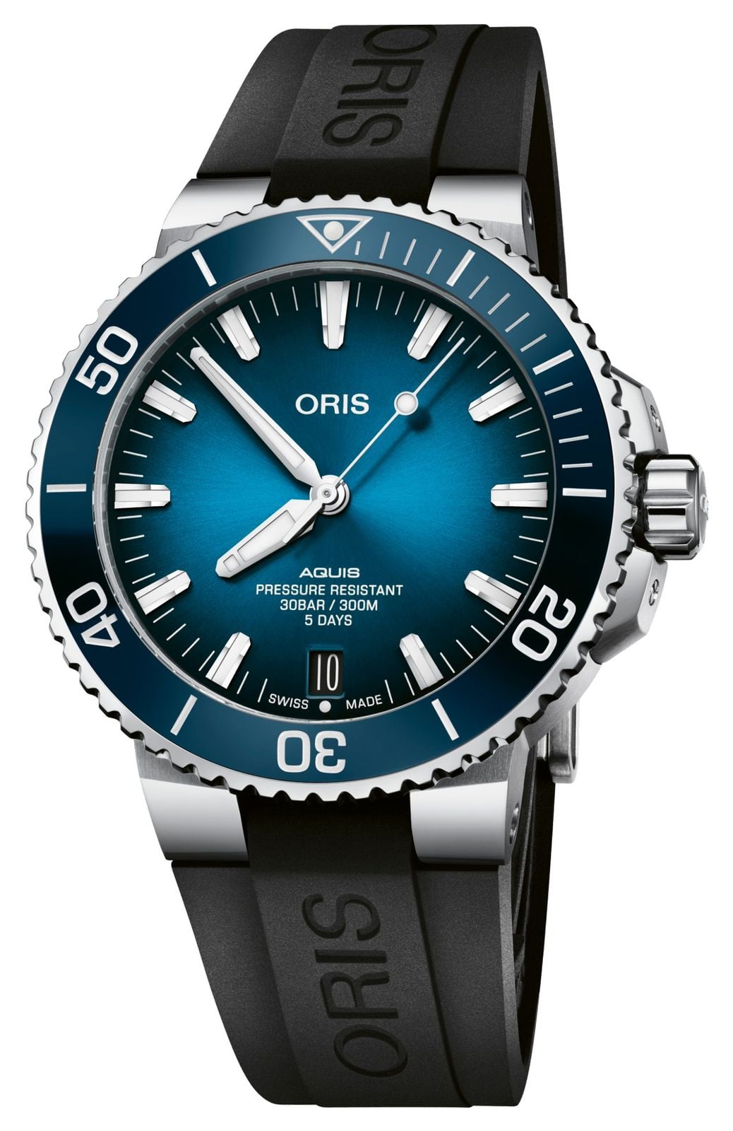 ORIS 01 400 7763 4135-07 4 24 74EB Aquis Date Calibre 400 Watch
