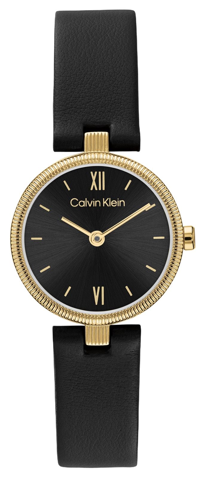 Calvin Klein 25100230 GLEAM Quartz (24mm) Black Sunray Dial Watch