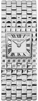 Frederique Constant Classics Manchette (25.7mm) White Dial / Stainless Steel Bracelet FC-200WR1MC6B