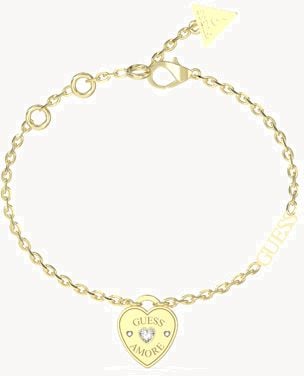 Guess Amore Ladies Gold Tone Bracelet UBB05057YGL