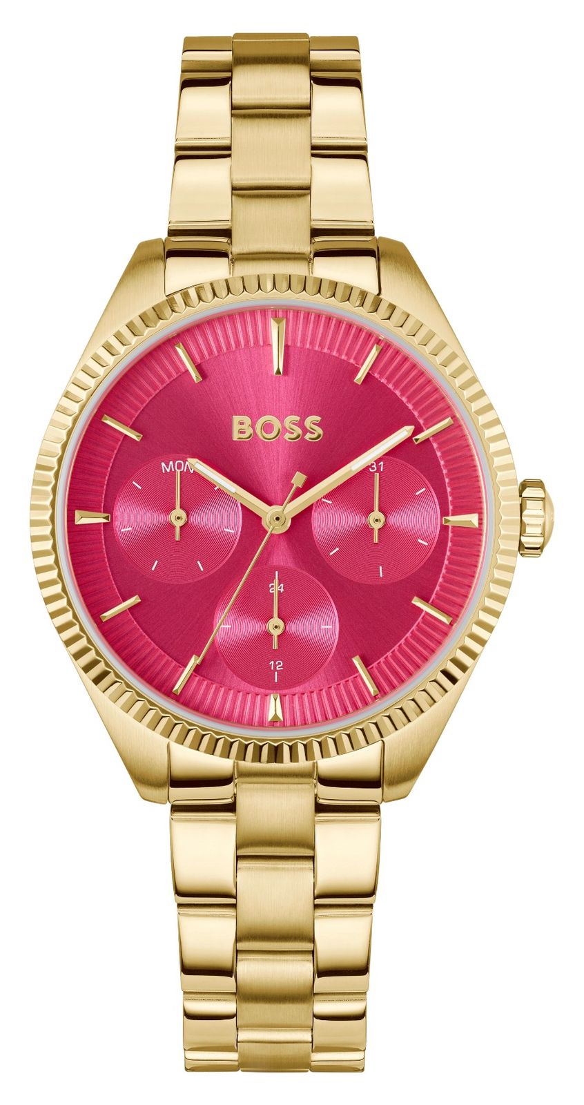 BOSS 1502805 Sage Sport Multifunction (34mm) Hot Pink Dial Watch