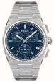 Tissot PRX Quartz Chronograph (41mm) Blue Dial / Stainless Steel Bracelet T1374171104100
