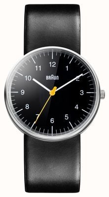 Braun Men's All Black Quartz Watch Black Strap BN0021BKBKG