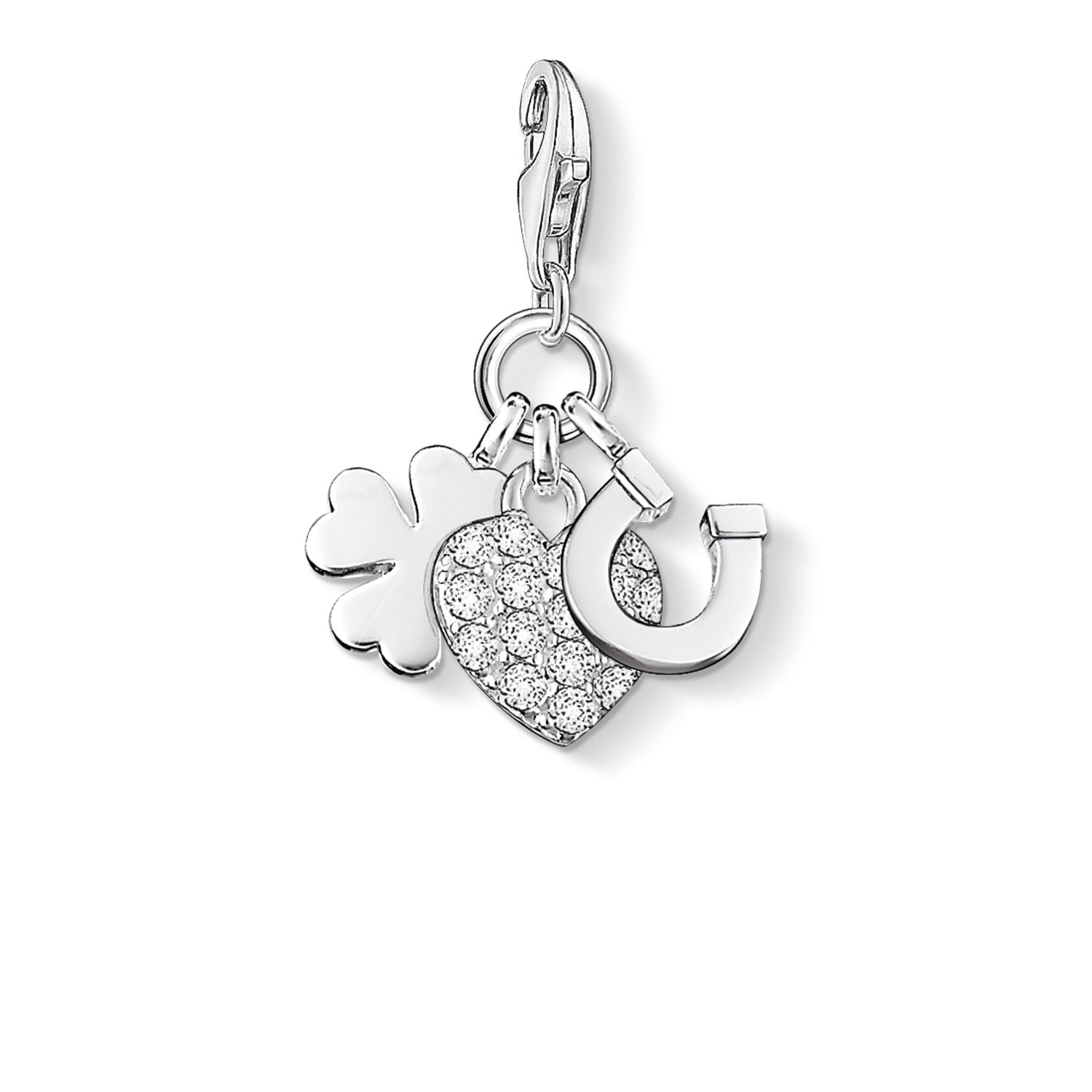 Thomas Sabo 0870-051-14 Lucky Charm Charm White 925 Sterling Jewellery