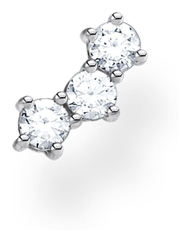 Thomas Sabo H2132-051-14 Sterling Silver Three Stone Single Jewellery