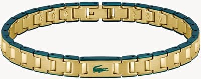Lacoste METROPOLE EDGE Gold PVD Stainless Steel Bracelet 2040587
