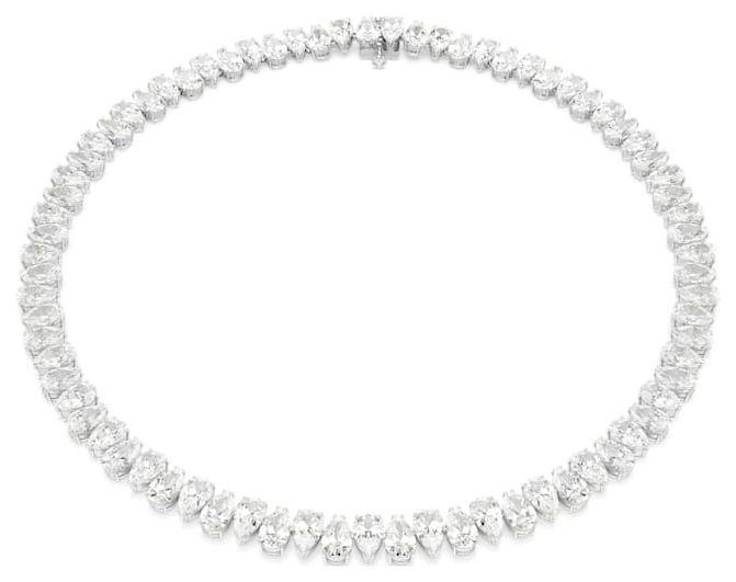 Swarovski 5662277 Matrix Tennis Necklace Pear Cut White Jewellery