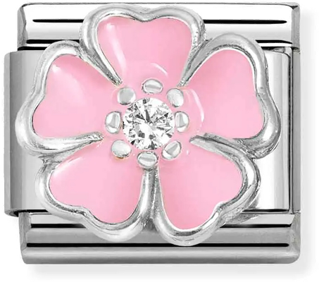 Nomination Classic Symbols Pink Flower Charm 330321/14