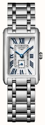 LONGINES DolceVita Quartz (20.8mm) Silver "Flinqué" Dial / Stainless Steel Bracelet L52554706
