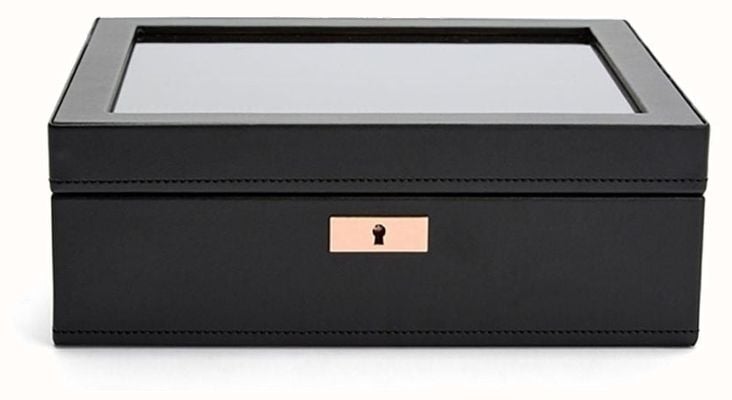 WOLF Axis 8 Piece Secure Modern Watch Box 488016