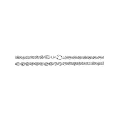 James Moore TH G1181/22 Silver Rope Chain 22 Jewellery