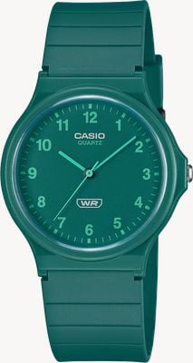 Casio Pop MQ-24 Series (35mm) Green Dial / Green Bio-Based Resin Band MQ-24B-3BEF