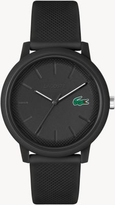 Lacoste 12.12 | Black Dial | Black Resin Strap 2011171