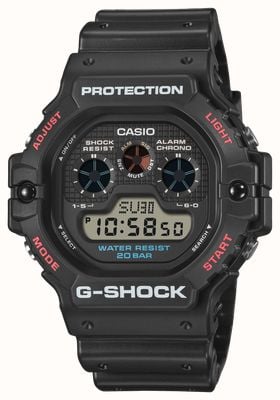 Casio G-Shock 5900 Series Digital (46.8mm) Black Dial / Black Resin Band DW-5900U-1ER