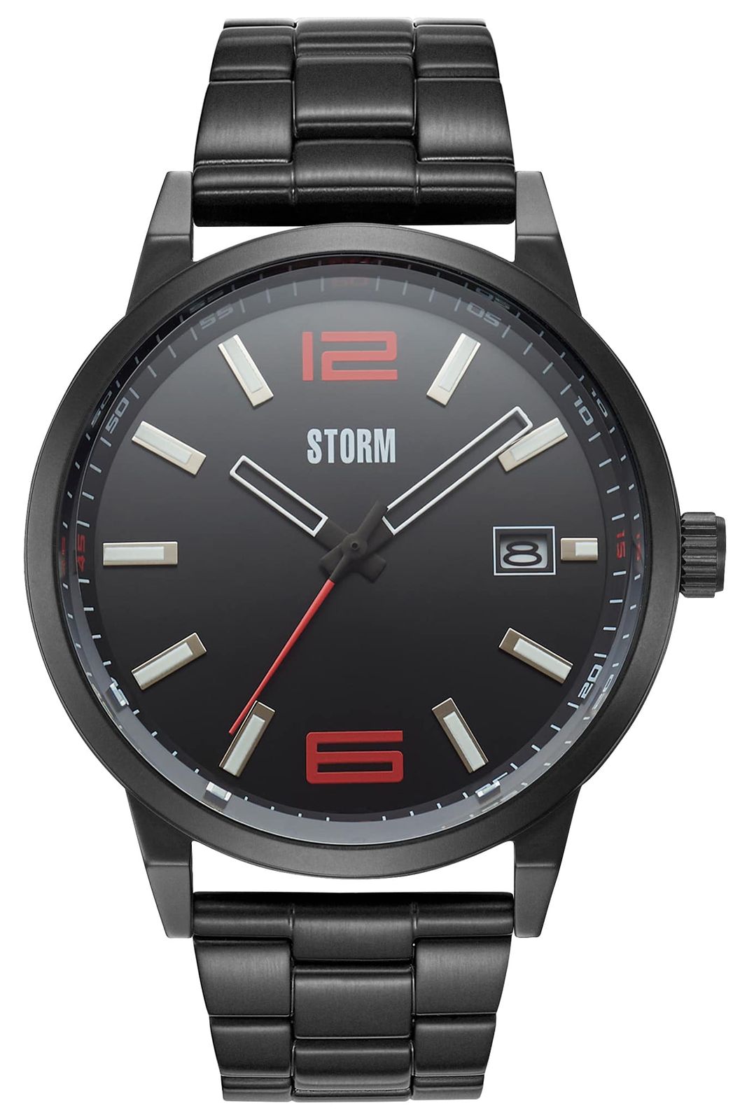 STORM 47548/SL Men's Koshi Slate (45mm) Black Dial / Black Watch
