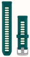 Garmin Quick Release Band (20mm) Teal Green & Citron Silicone / Silver Hardware - Strap Only 010-11251-B8
