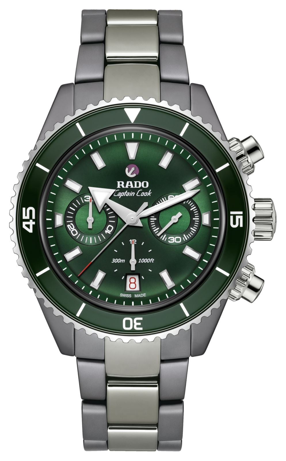 RADO R32189313 Captain Cook High-Tech Ceramic Chronograph ( Watch