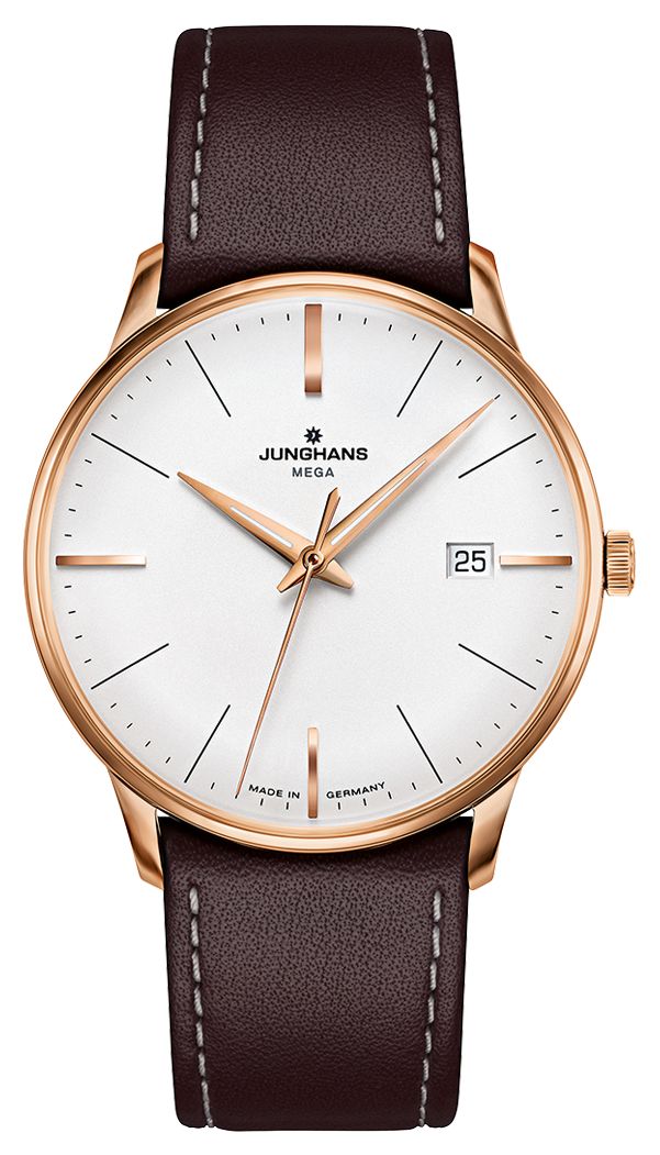 Junghans 58/7500.02 Meister MEGA (38.4mm) Silver-Plated Dial Watch