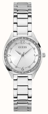 Guess Women's CHARLOTTE (30mm) White Dial / Stainless Steel Bracelet GW0767L1