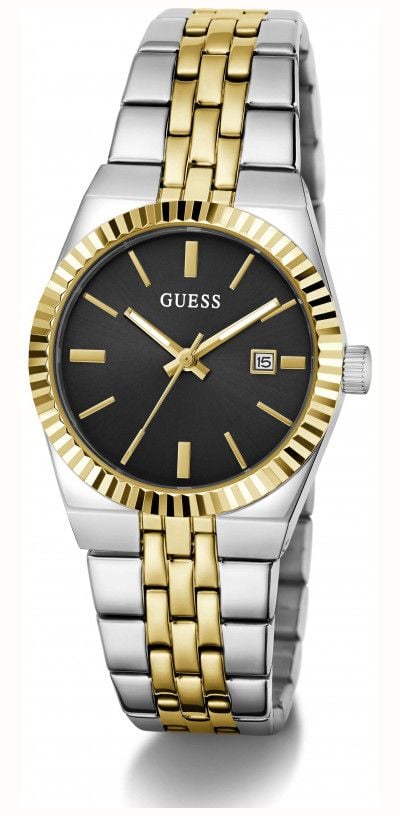 Guess Women's Vera Black Sunray Dial Two-Tone Stainless Steel Bracelet GW1101L3 - alternate view 2