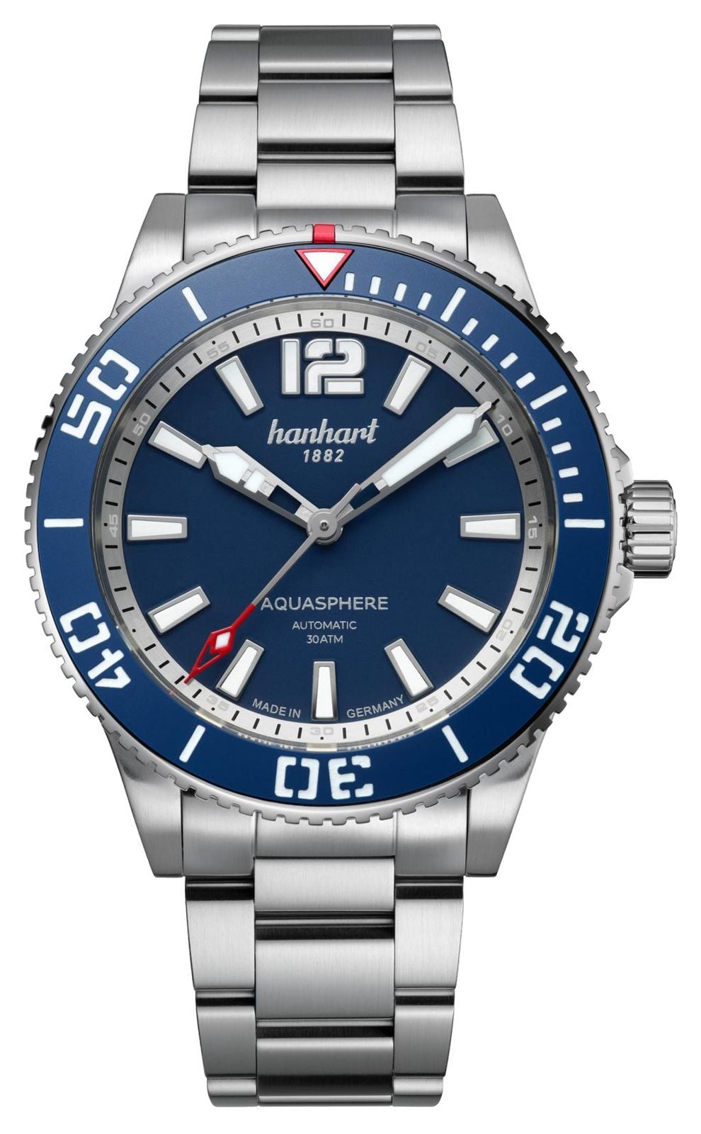 Hanhart 772.270-6428 AQUASPHERE FreeFall (42mm) Blue Dial / Watch
