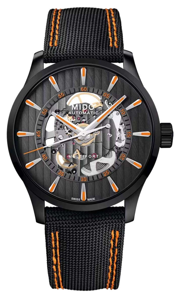 MIDO M0384363705100 Multifort Skeleton Vertigo Automatic ( Watch