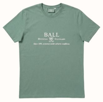 Ball Watch Company Ball Logo Green T-shirt (One Size L-XL) Watch J24480 Ball Watch Company Ball Logo Green T-shirt (One Size L-XL) Watch J24480