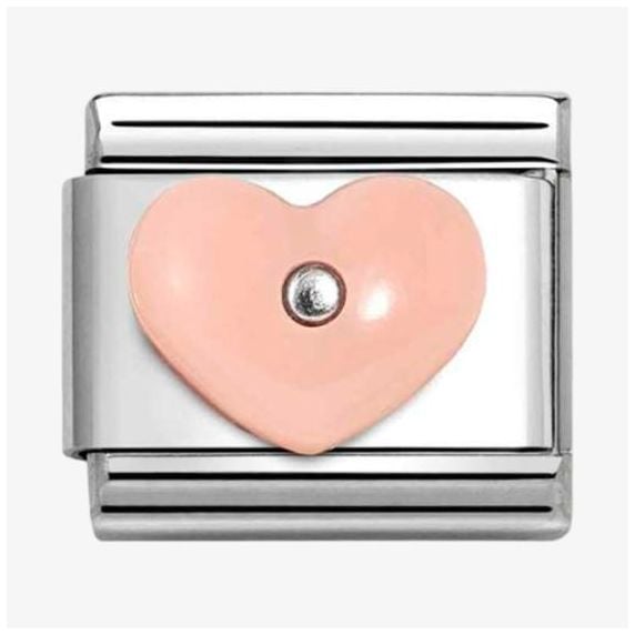 Nomination 330509/18 Classic Heart Sterling Silver & Steel Jewellery