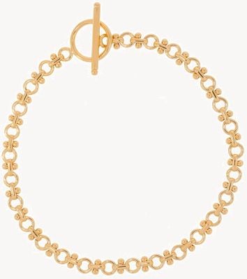 Burren Jewellery 18k Gold Plated Dainty Intricate Bracelet B1693