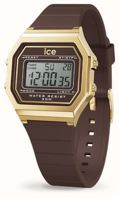 Ice-Watch ICE Digit Retro Brown Cappuccino (32mm) Brown Digital Dial / Brown Silicone Strap 022065