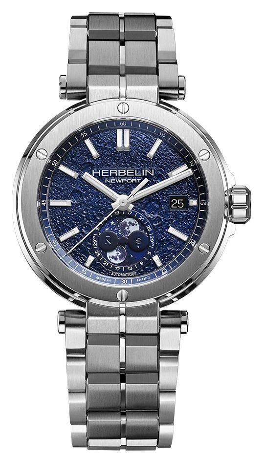 Herbelin 2889B15 Newport Moonphase Automatic (40.5mm) Blue 