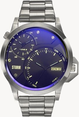 STORM Avalonic Lazer Blue Stainless Steel Bracelet 47502/LB