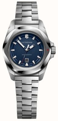 Victorinox I.N.O.X. Small Quartz (32mm) Blue Grained Dial / Stainless Steel Bracelet 242038