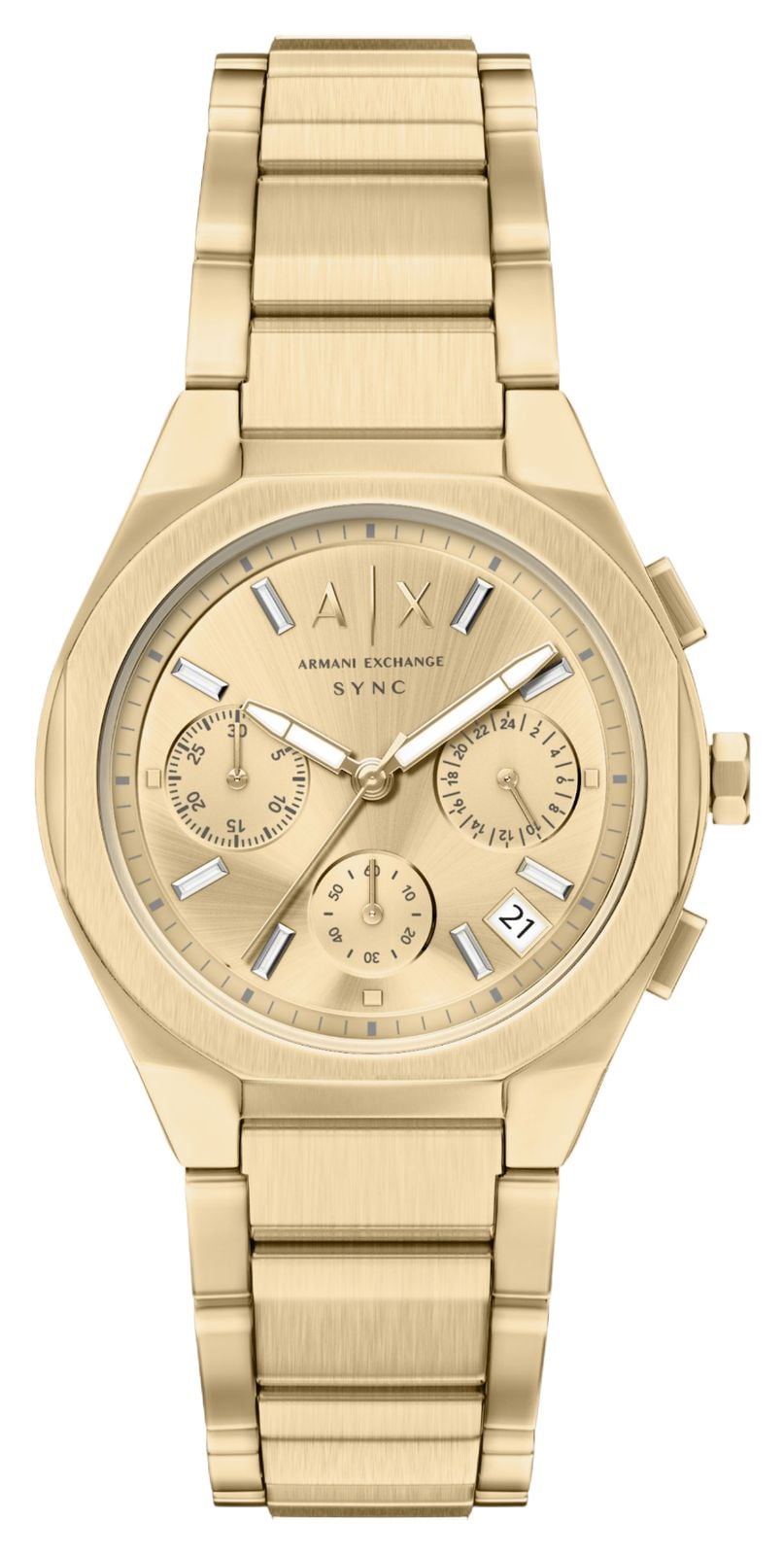 Armani Exchange AX6034 Quartz Chronograph (36mm) Gold Sunray Watch