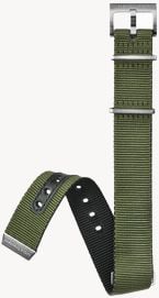 Hamilton Straps Strap-Set Nato Black/green-20/20 For Khaki Scuba Watch H6008231081