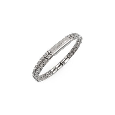 Guess UMB05030STL 5mm Double Chain Stainless Steel Bracelet Jewellery