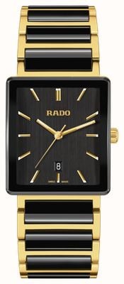 RADO Integral Diamonds High-Tech Ceramic Black Square Dial Watch