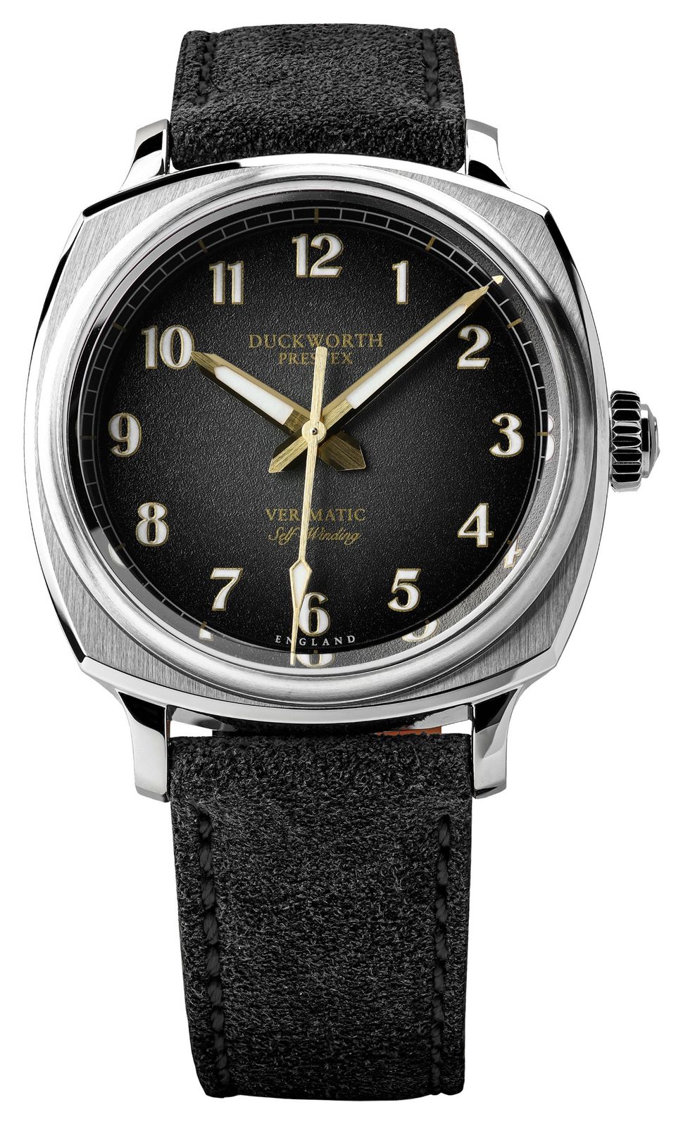 Duckworth Prestex D891-01-N Verimatic (39mm) Black Fumé Watch