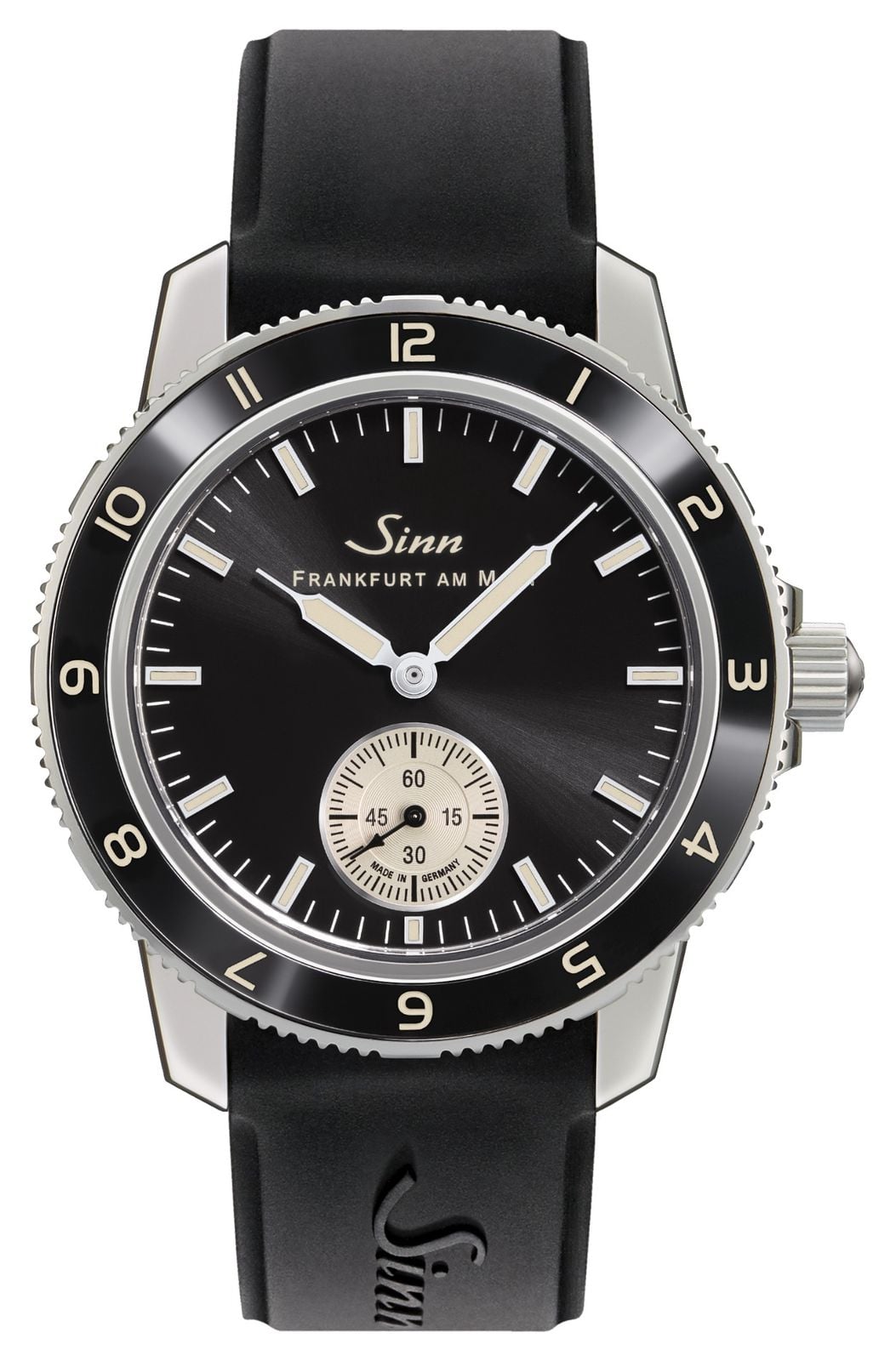 Sinn 104.060 BLACK SILICONE 104 Classic 12 Small-Seconds ( Watch