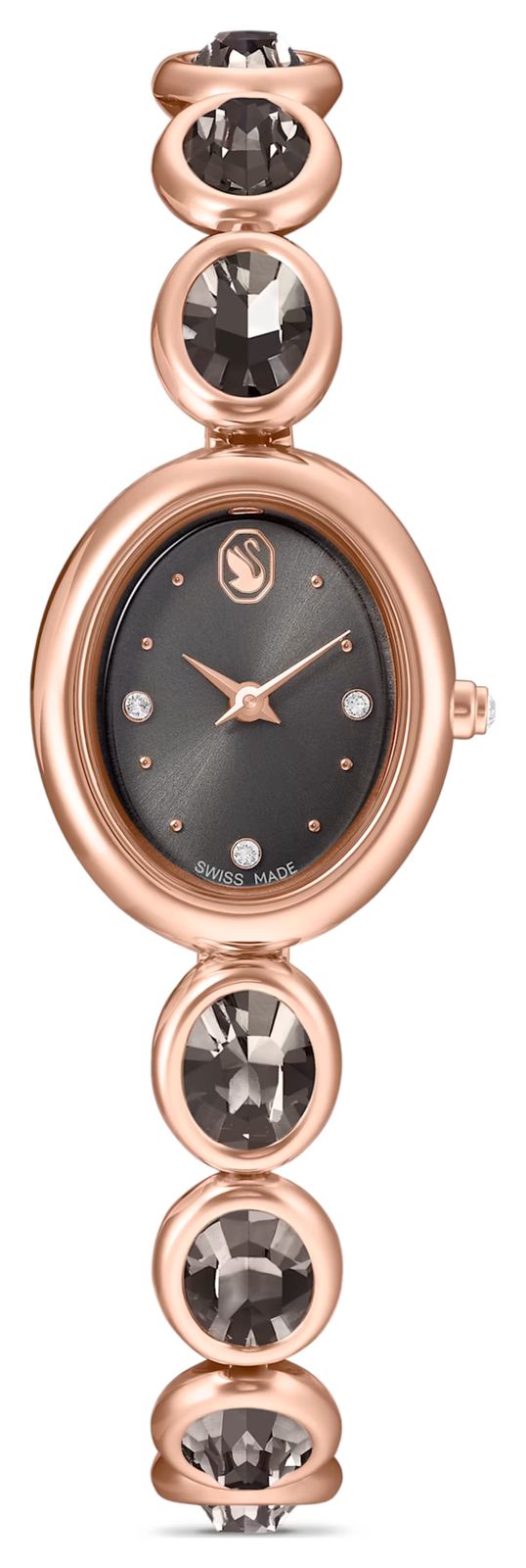 Swarovski 5754814 Imber Oval (25mm) Greige Sunray Dial / Watch