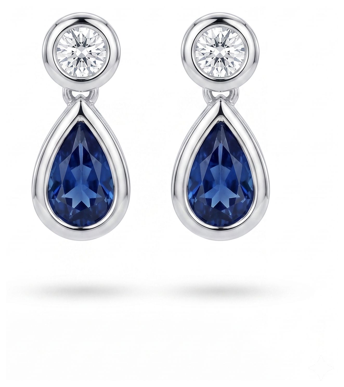 Bass International Diamond Jewel J80249 18ct White Gold Jewellery