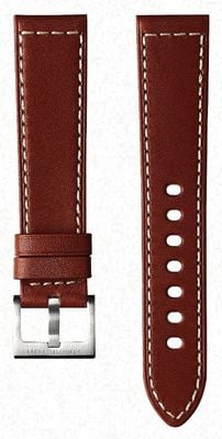 Hamilton Straps Khaki Field Brown Leather Strap - 20mm (STRAP ONLY) H690704104