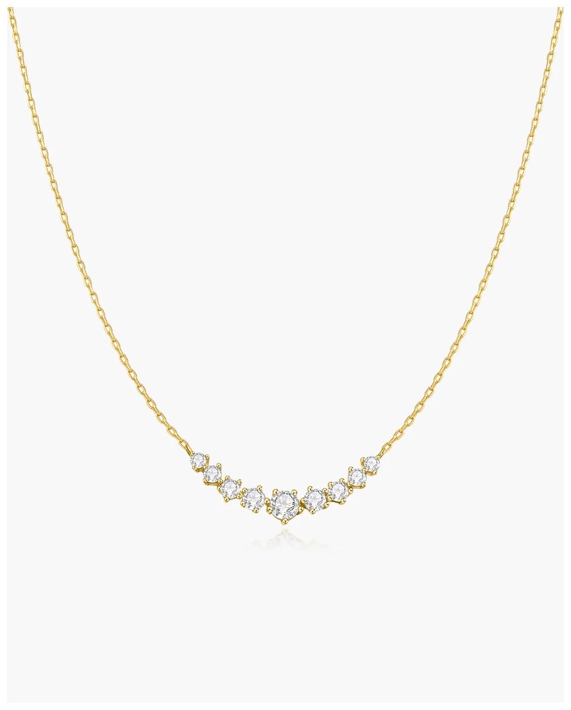 Ania Haie N079-02G Gold Graduated PavÃ© Arc Necklace Jewellery