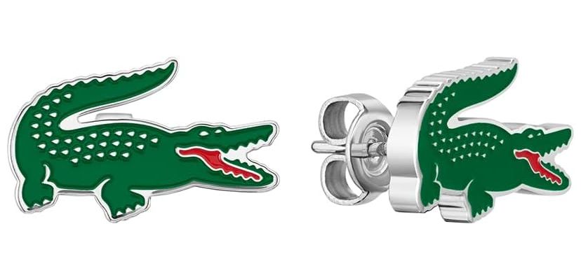 Lacoste 2040230 Unisex ARTHOR Collection Stud Earrings in Jewellery