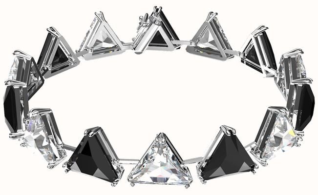 Swarovski Millenia | Bracelet | Triangle Cut Crystals | Black | Rhodium Plated 5619154